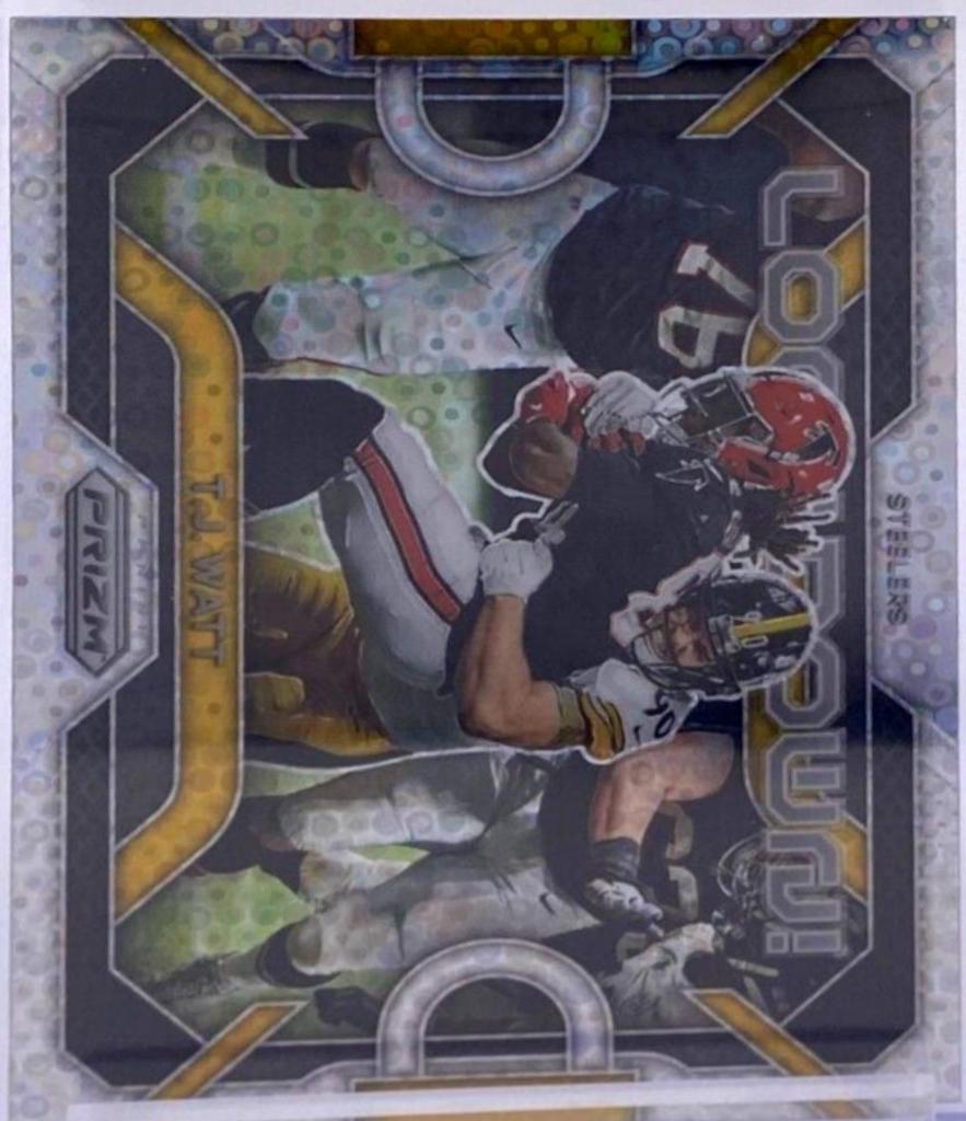 T. J. Watt #LD-17 Football Cards 2023 Panini Prizm Lockdown