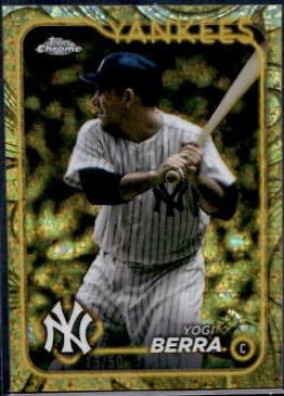 Yogi Berra [Mini-Diamond Gold Refractor] #8
