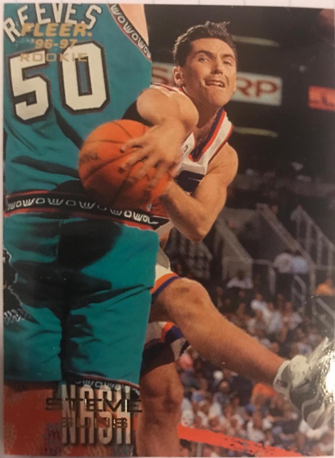 Steve Nash #269 Basketball Cards 1996 Fleer
