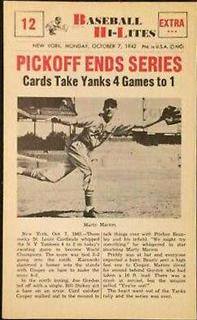 Pickoff Ends Series