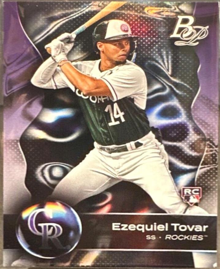 Ezequiel Tovar #63 Baseball Cards 2023 Bowman Platinum
