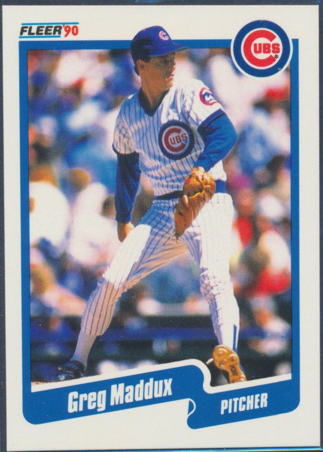 Greg Maddux #37 Baseball Cards 1990 Fleer Canadian