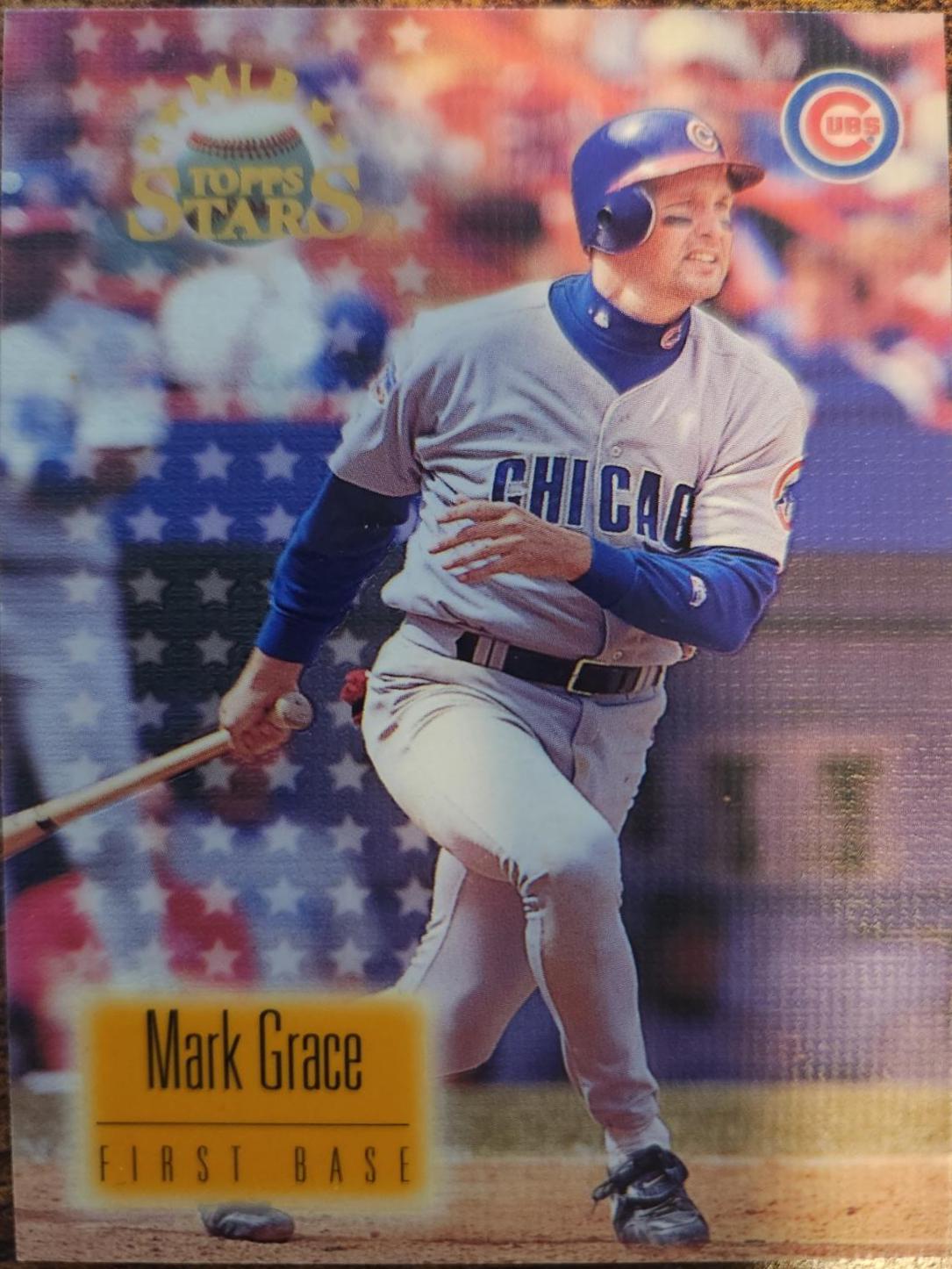 Mark Grace #49 Baseball Cards 1997 Topps Stars