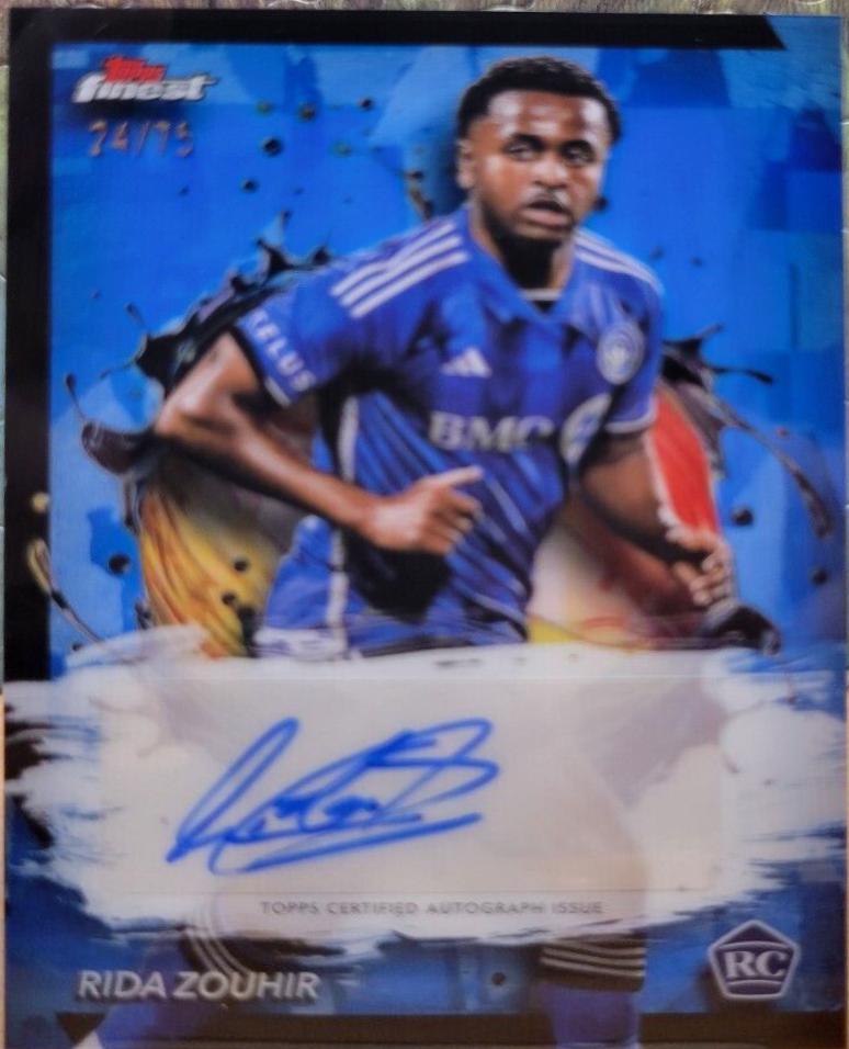Rida Zouhir #BA-RZ 2024 Topps Finest MLS Autograph