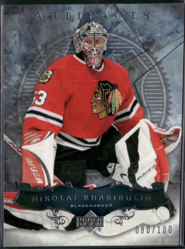 Nikolai Khabibulin #79 Hockey Cards 2006 Upper Deck Artifacts