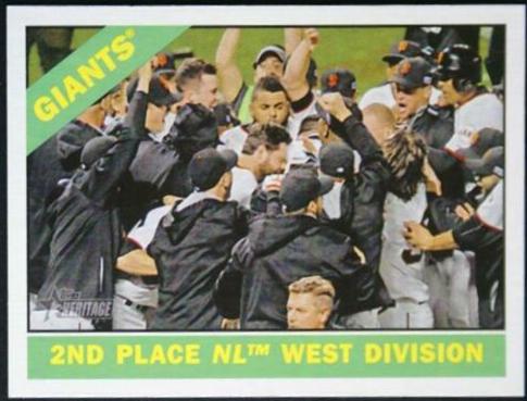 San Francisco Giants #19 Baseball Cards 2015 Topps Heritage