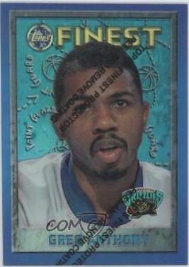Greg Anthony Refractor #12 Basketball Cards 1995 Finest