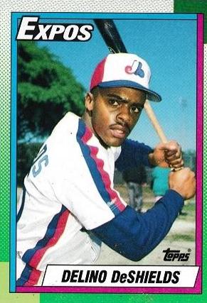 Delino DeShields #224 Baseball Cards 1990 Topps