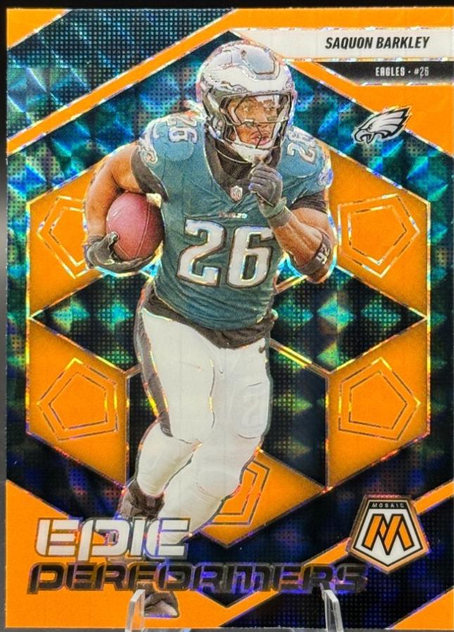 2025 Saquon Barkley [Mosaic Orange Fluorescent] #2