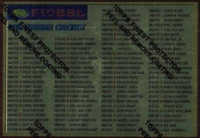 Checklist #359 1996 Topps Finest Football