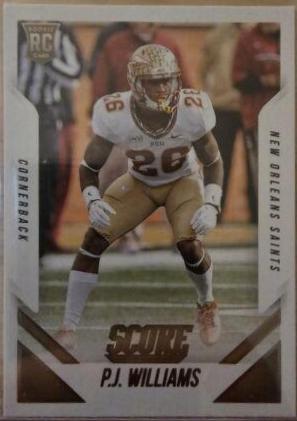 P.J. Williams #333 Football Cards 2015 Panini Score