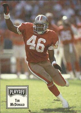Tim McDonald #31 Football Cards 1993 Playoff Contenders