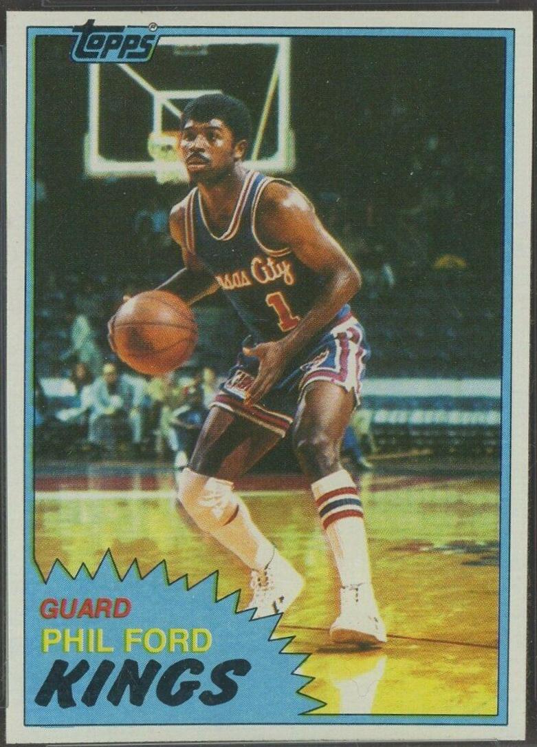 Phil Ford #18 Basketball Cards 1981 Topps