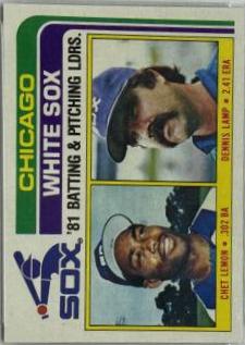 White Sox Leaders #216 Baseball Cards 1982 Topps