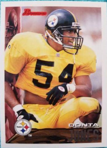 Donta Jones #251 1995 Bowman Football