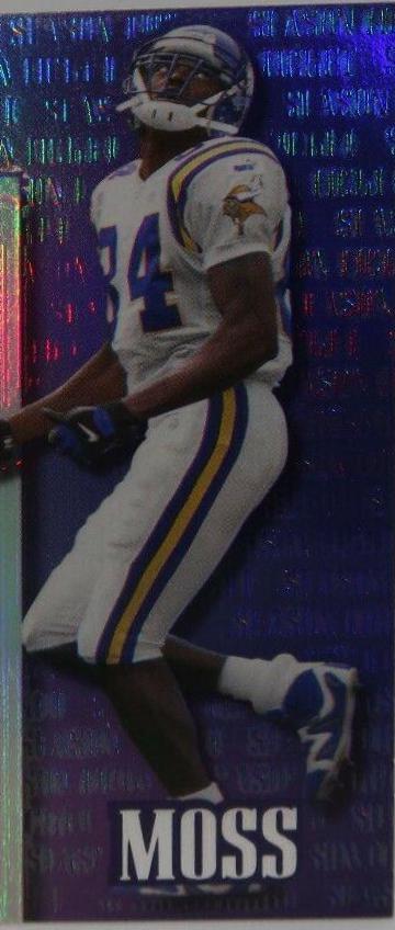 Randy Moss #1 Football Cards 1999 Playoff Contenders
