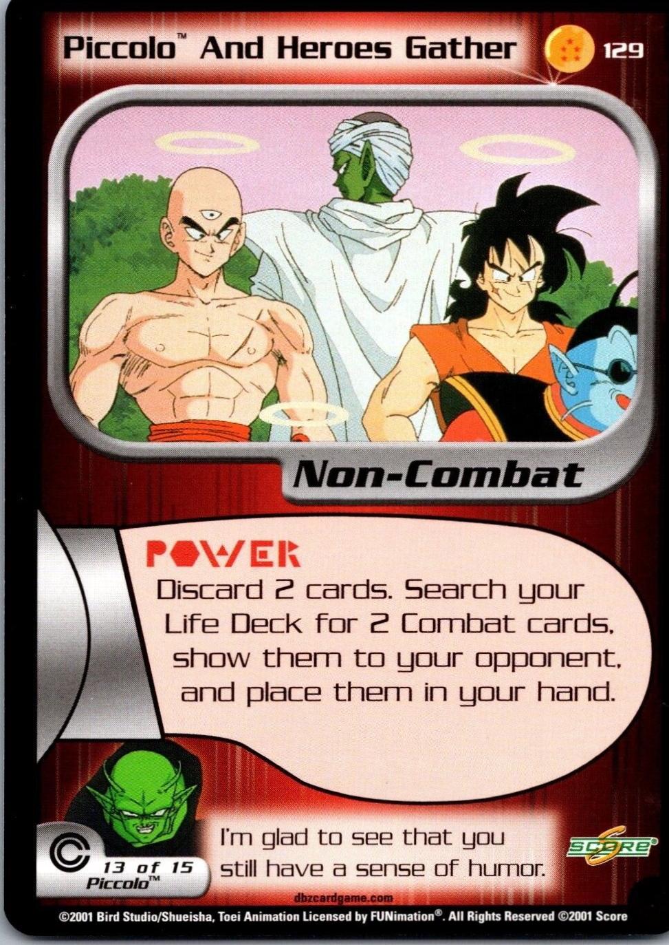 Piccolo And Heroes Gather 129 Dragon Ball Z Trunks Saga