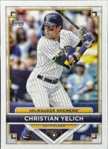 Christian Yelich #14 2023 Topps Flagship Collection Baseball