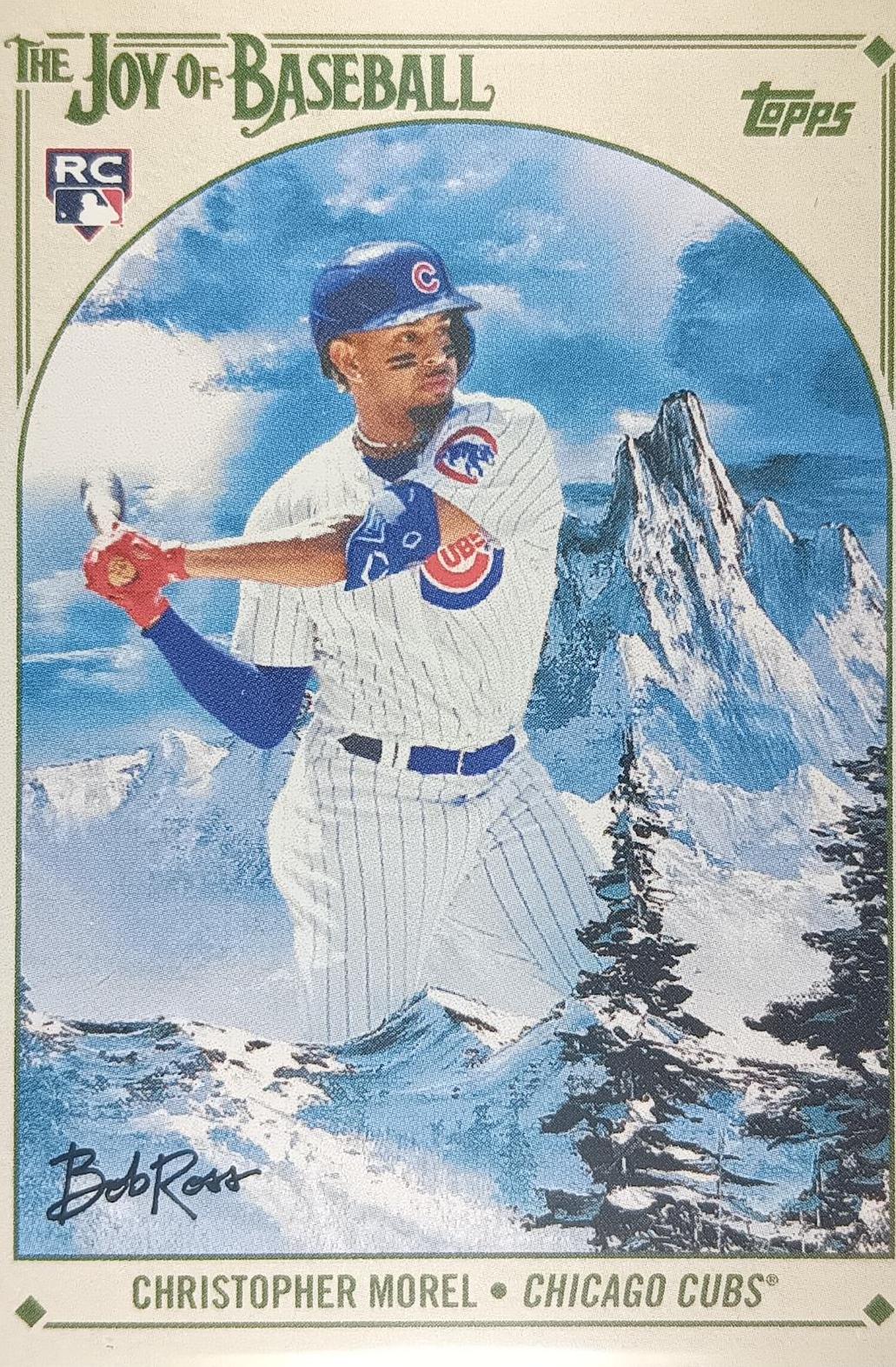 Christopher Morel #44 Baseball Cards 2023 Topps X Bob Ross The Joy Of