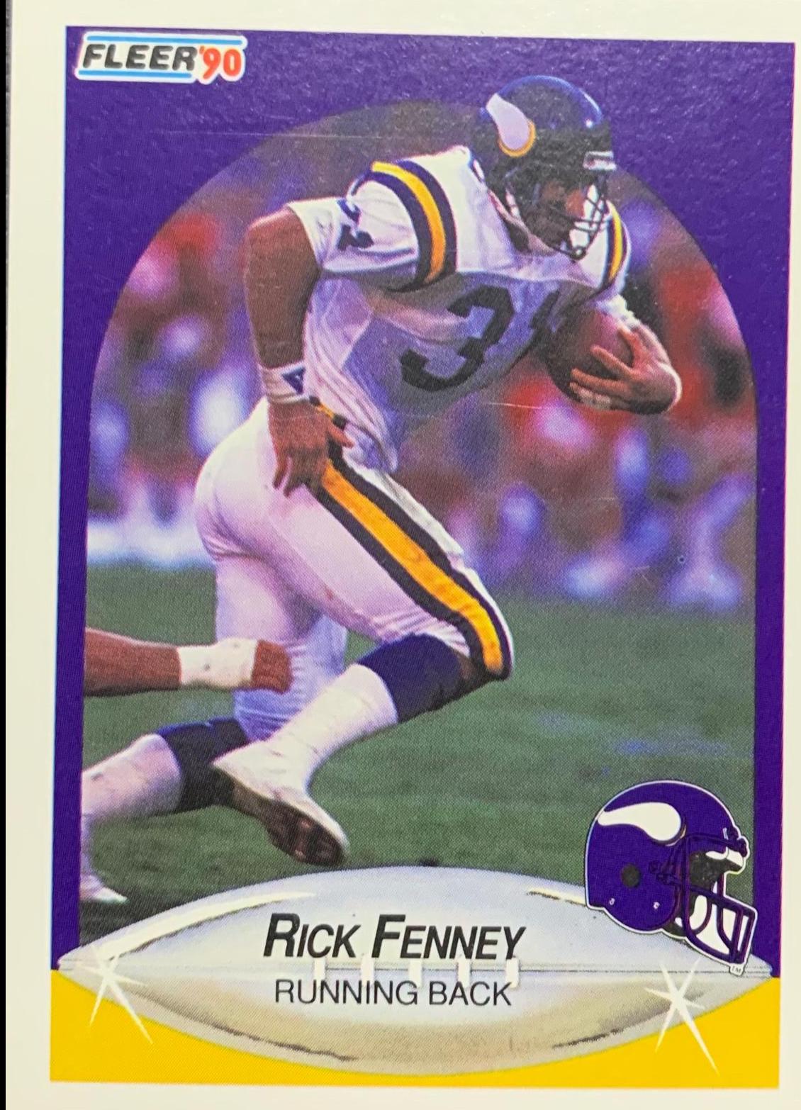 Rick Fenney #98 Football Cards 1990 Fleer