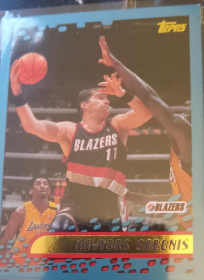 Arvydas Sòbinis #78 Basketball Cards 2001 Topps