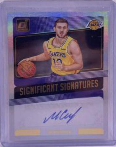 Svi Mykhailiuk #SVM 2018 Panini Donruss Significant Signatures Basketball