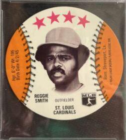 Reggie Smith Baseball Cards 1976 Buckmans Discs