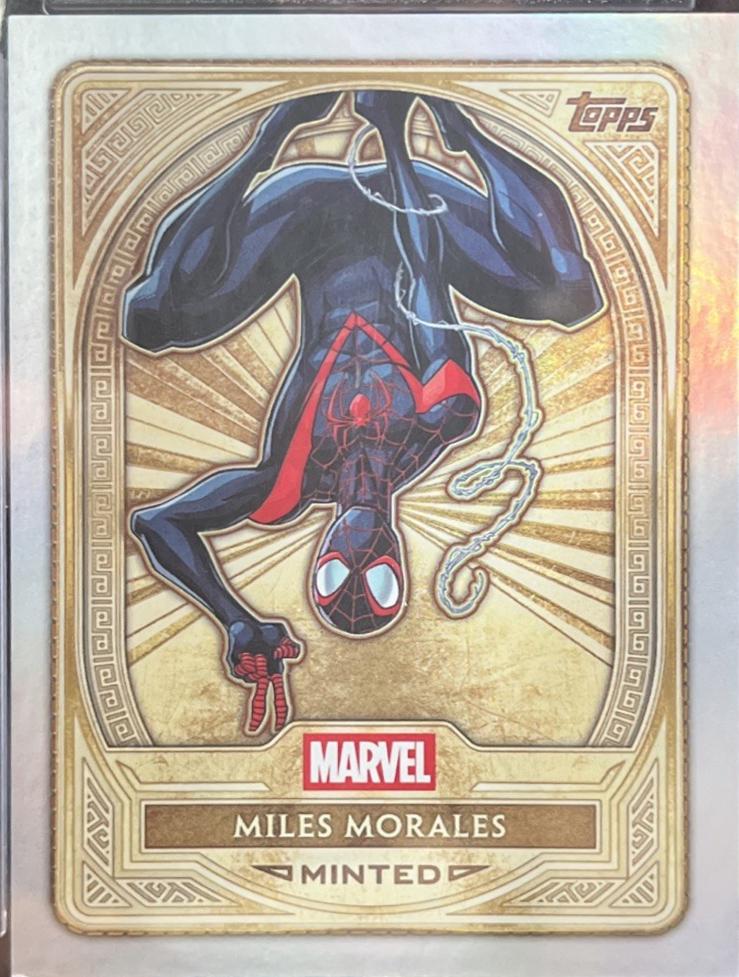 2025 Miles Morales [Red Refractor Chrome Gold] #84