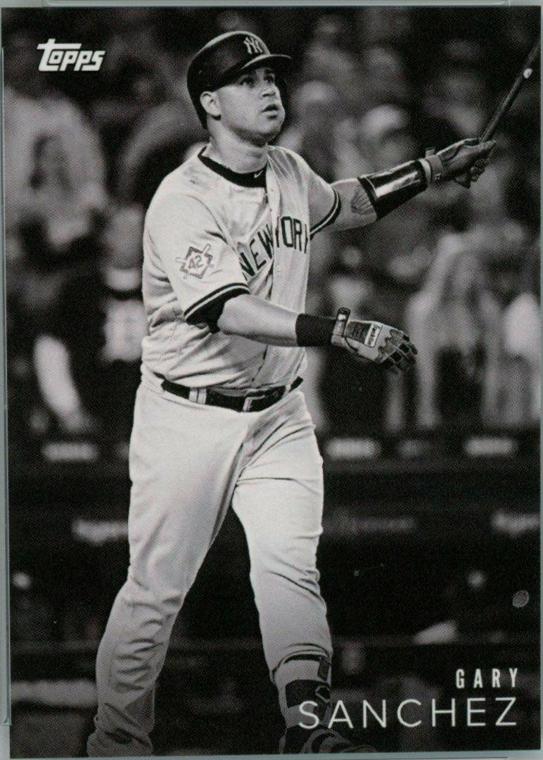 Gary Sanchez #18 Baseball Cards 2018 Topps on Demand Black & White