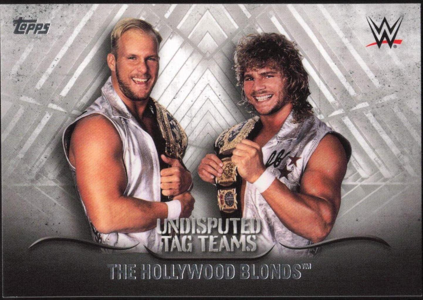 The Hollywood Blonds #UTT-17 Wrestling Cards 2016 Topps WWE Undisputed Tag Teams