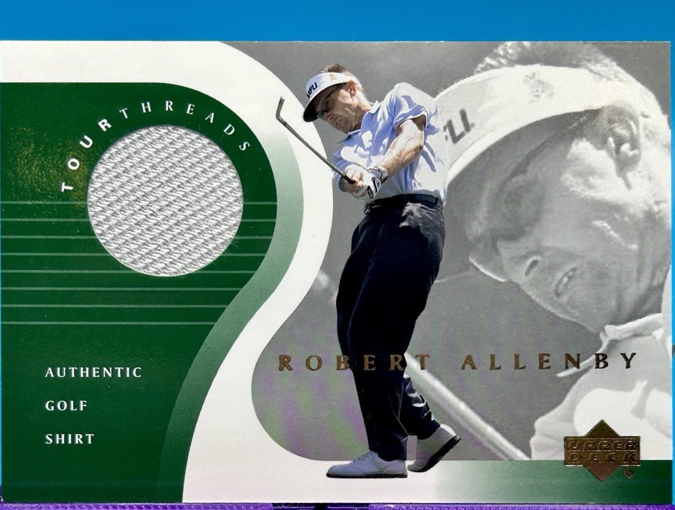Robert Allenby #TT-RA Golf Cards 2001 Upper Deck Tour Threads
