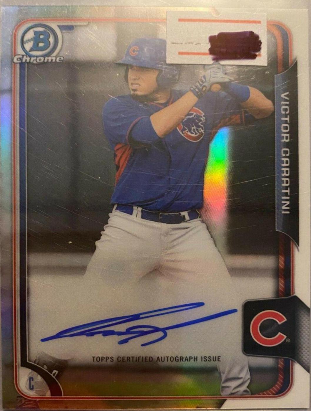 Victor Caratini [Refractor] #BCAP-VC