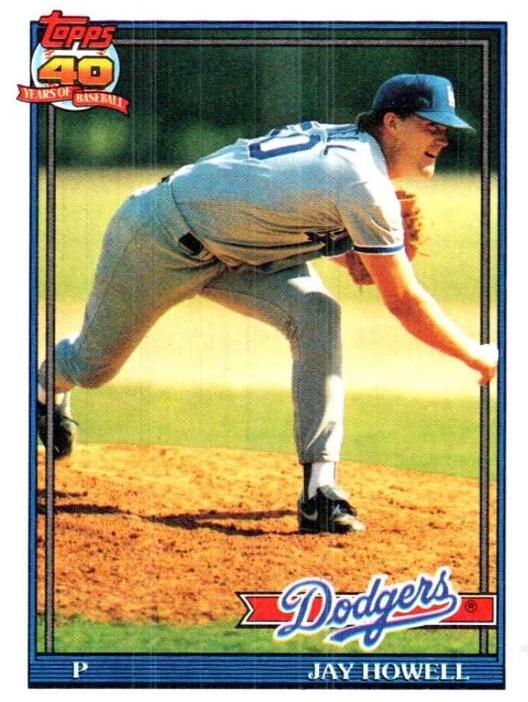 Jay Howell #770 Baseball Cards 1991 Topps