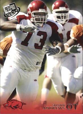 Shawn Andrews #33 Football Cards 2004 Press Pass