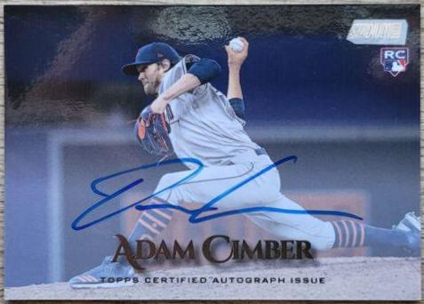 Adam Cimber #AC Baseball Cards 2019 Stadium Club Autographs