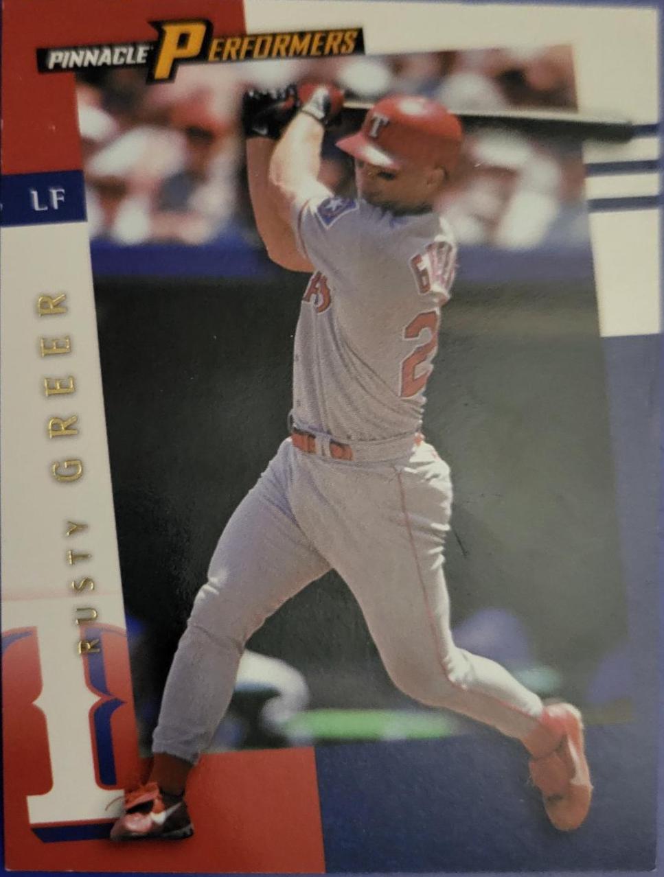 Rusty Greer #86 Baseball Cards 1998 Pinnacle Performers