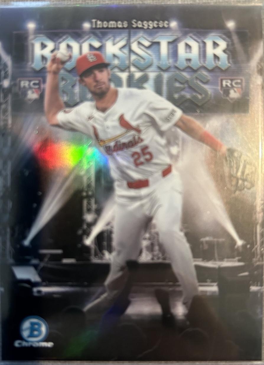 Thomas Saggese #RR-17 Baseball Cards 2025 Bowman Rockstar Rookies
