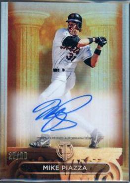 Mike Piazza #PTGA-MP Baseball Cards 2024 Topps Tribute Pillars of the Game Autograph