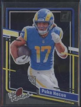 Puka Nacua #9 Football Cards 2023 Clearly Donruss The Rookies