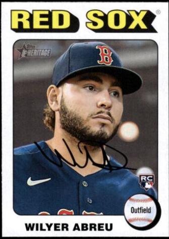 Wilyer Abreu #385 2024 Topps Heritage Mini Baseball