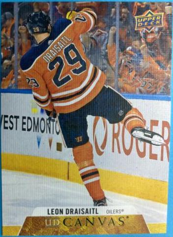 Leon Draisaitl #C32 Hockey Cards 2020 Upper Deck UD Canvas