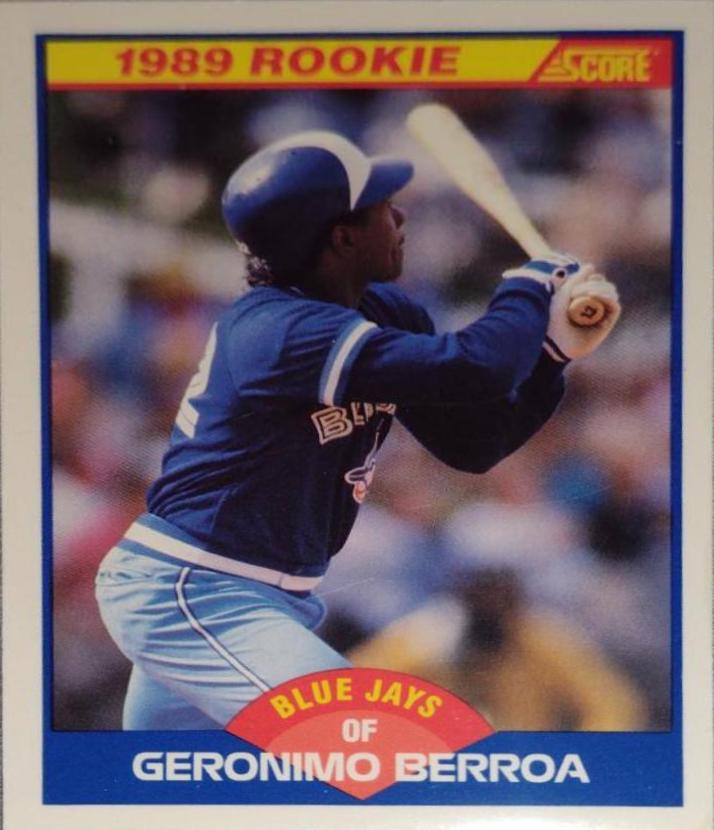 Geronimo Berroa #632 Baseball Cards 1989 Score