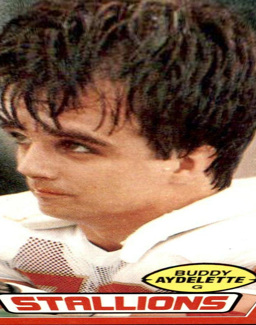Buddy Aydelette #20 Football Cards 1985 Topps USFL