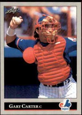 Gary Carter #442 1992 Leaf Baseball