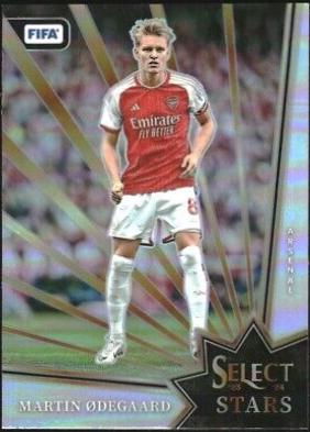 Martin Odegaard #1 Soccer Cards 2023 Panini Select FIFA Stars