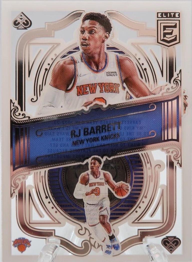 RJ Barrett #10 Basketball Cards 2022 Panini Donruss Elite Deck