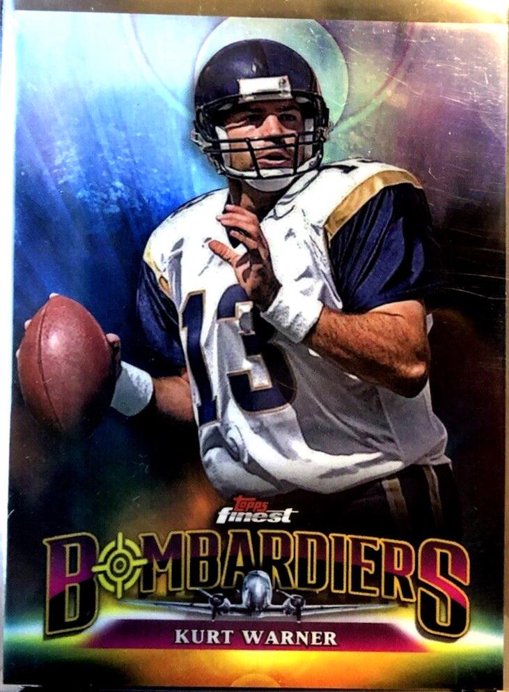 Kurt Warner #BB-10 Football Cards 2024 Topps Finest Bombadiers
