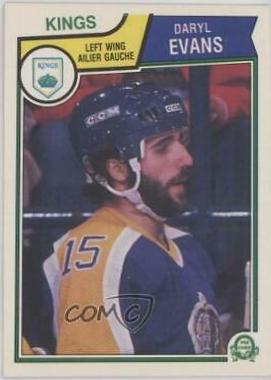 Daryl Evans #153 Hockey Cards 1983 O-Pee-Chee