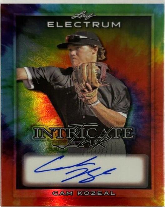 Cam Kozeal #IIN-CK1 Baseball Cards 2024 Leaf Electrum Intricate Ink