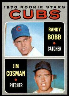Cubs 1970 Rookie Stars: Randy Bobb / Jim Cosman